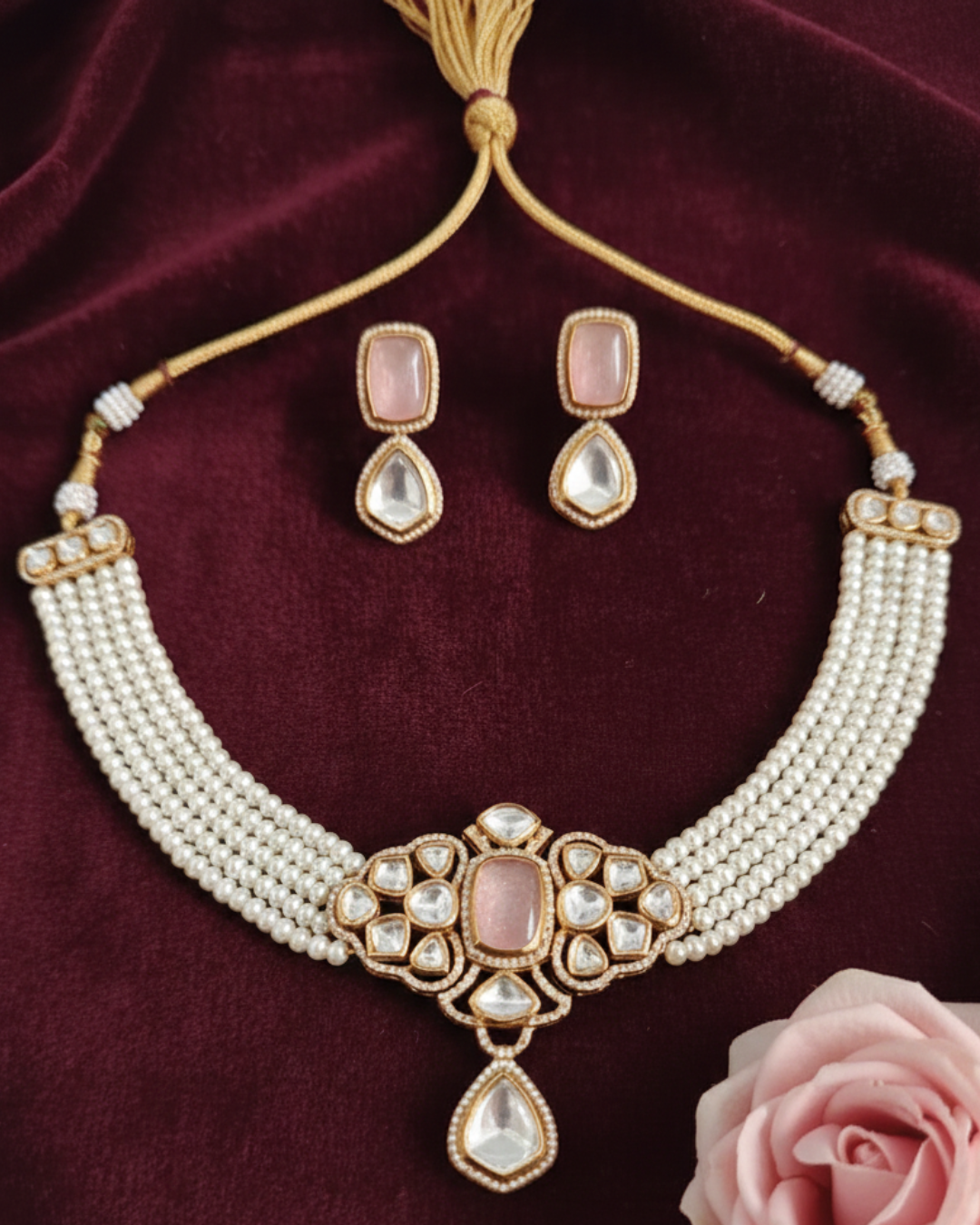 Hyderabadi Pearl Choker