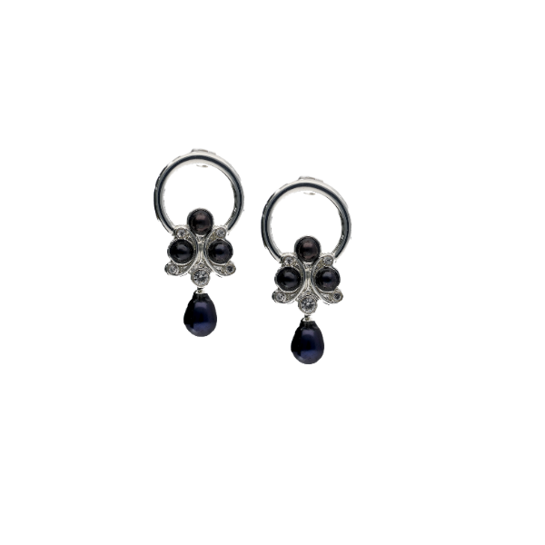 Black Pearl Earrings