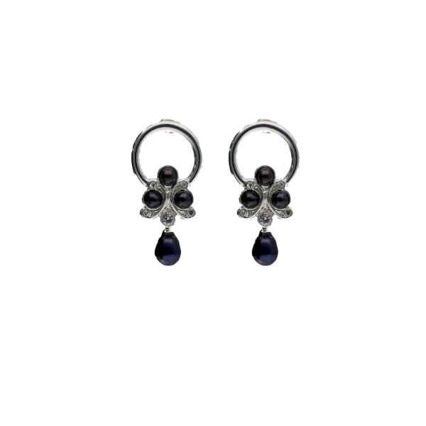 Black Pearl Earrings