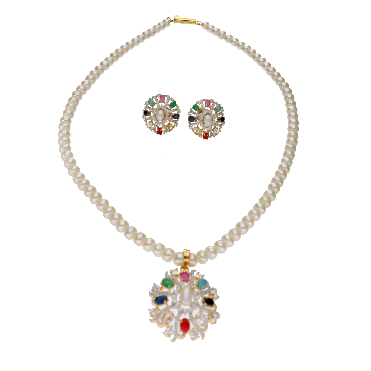 Multi Colour Pearl  Ad Set