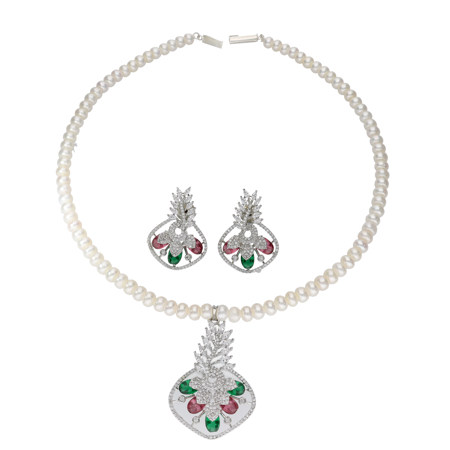 Pretty Multi Colour Pearl Ad Set