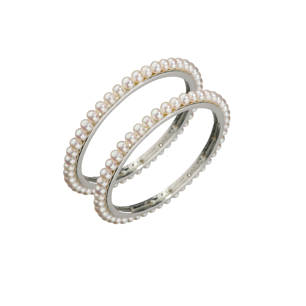 White Pearl Bangle