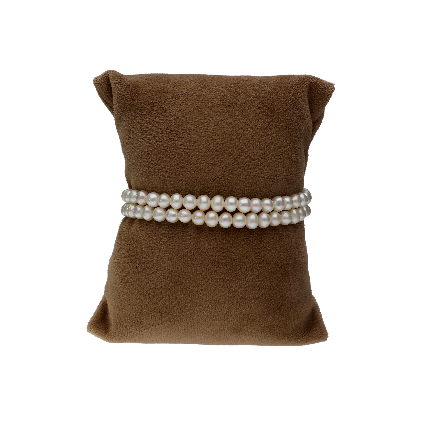 White 2 lines Pearl Bracelet