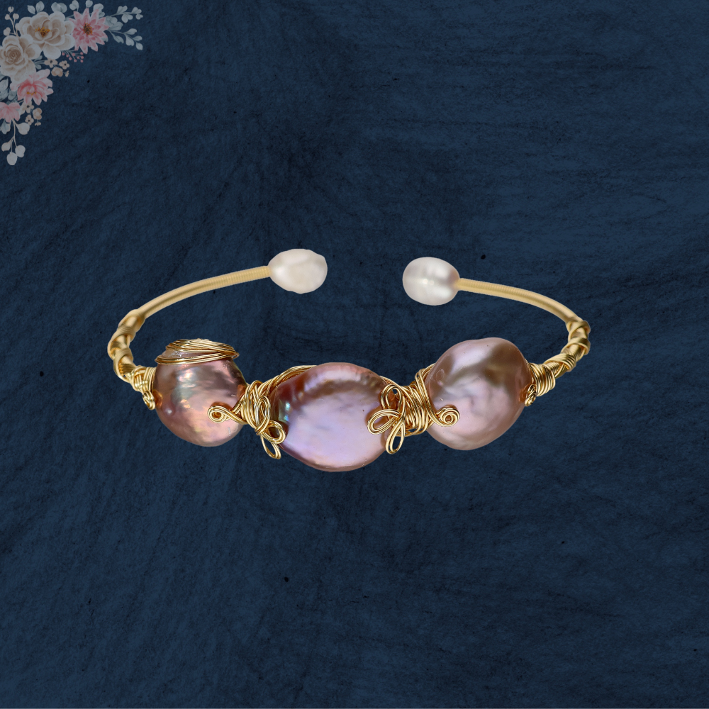 Peach Coloured Fancy Bracelet