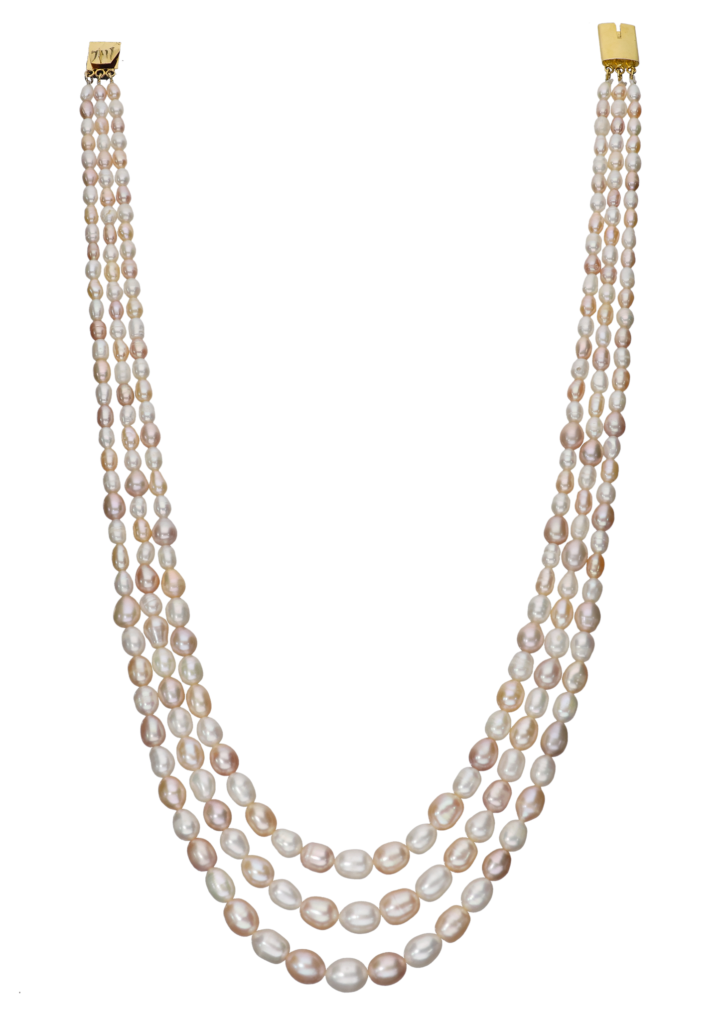 Multi -Coloured Fresh water Pearl Necklace