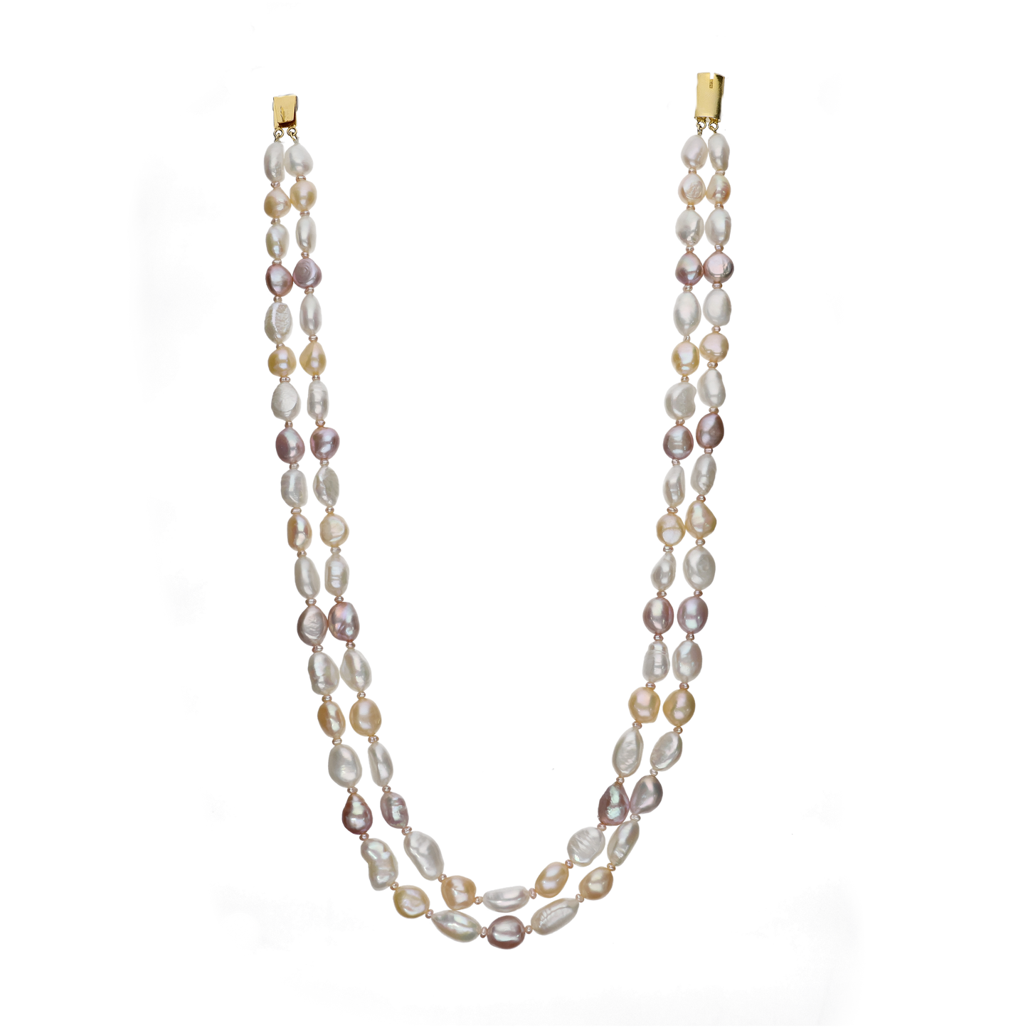 Multi -Coloured Pearl Necklace