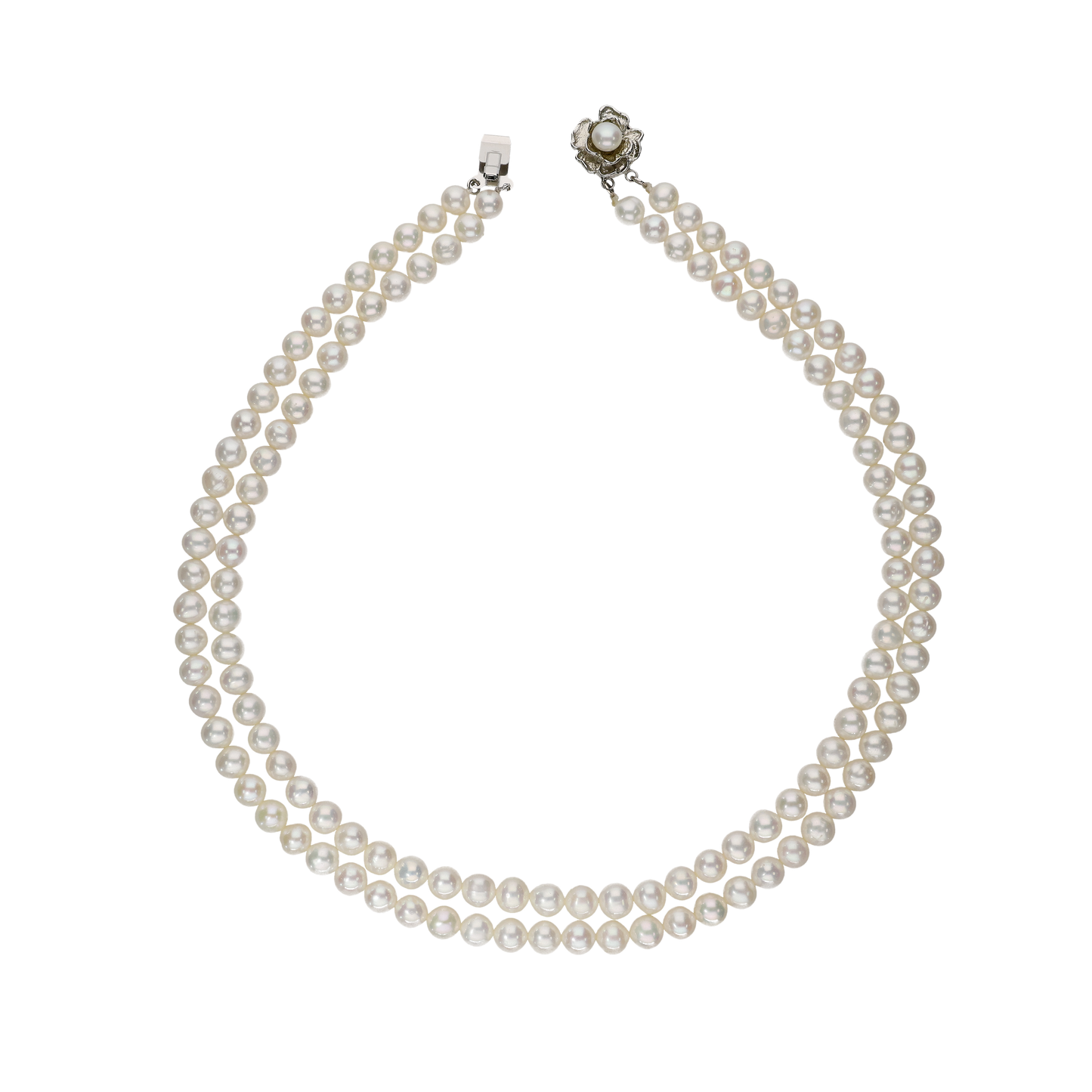 Classic White Pearl Necklace