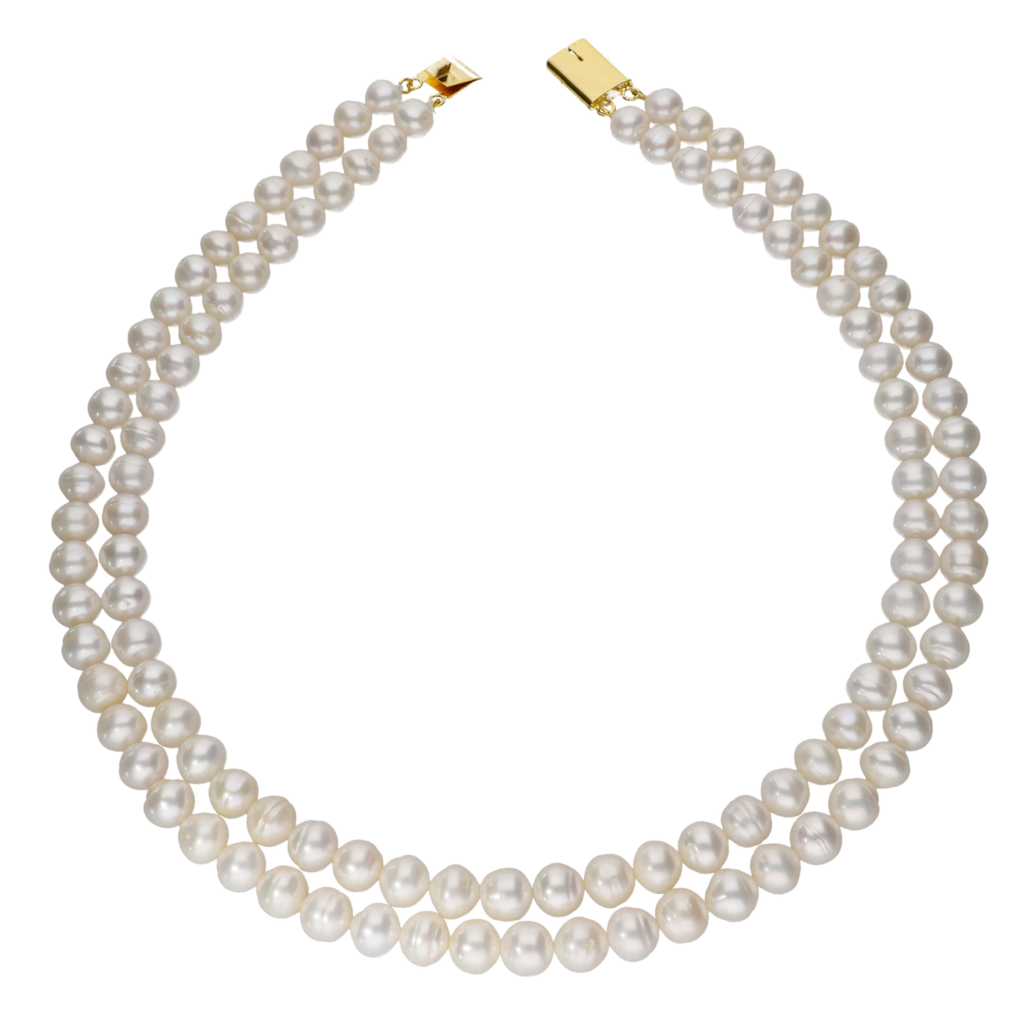 Fancy White Pearl Necklace