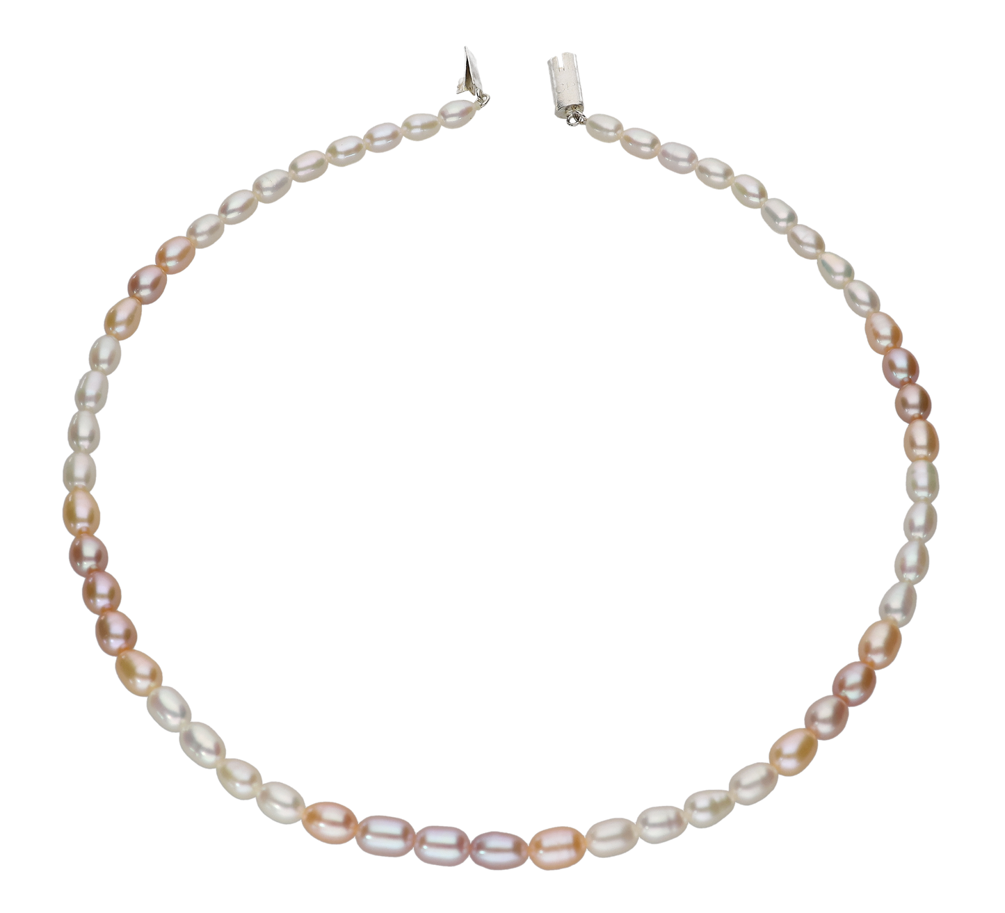 Pink And White Pearl Necklace
