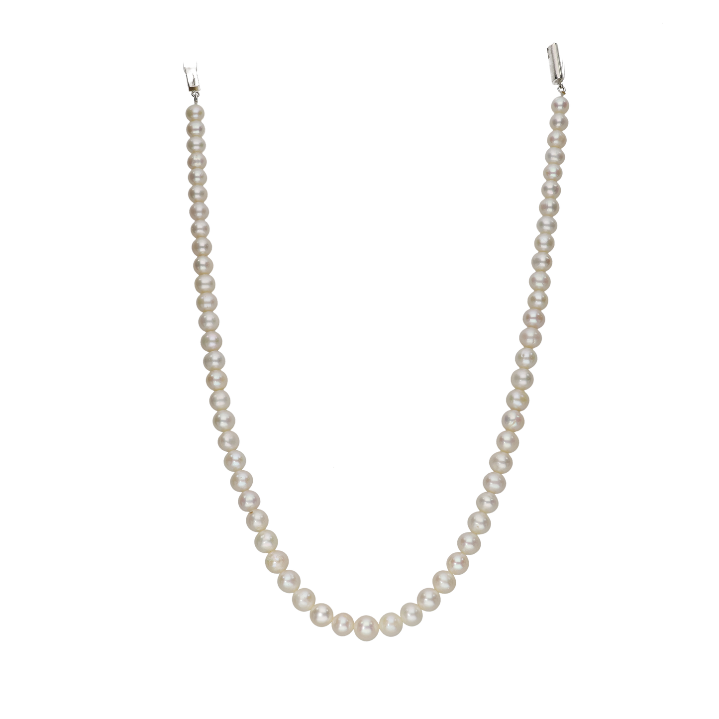 White Natural Pearl Necklace