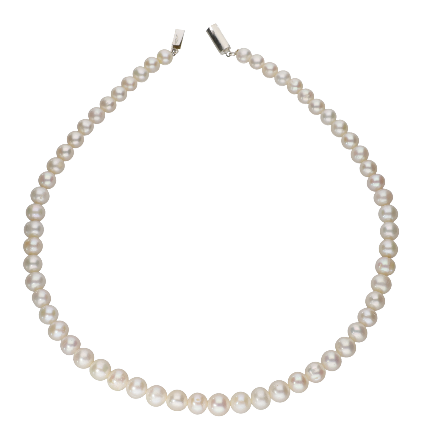 White Natural Pearl Necklace