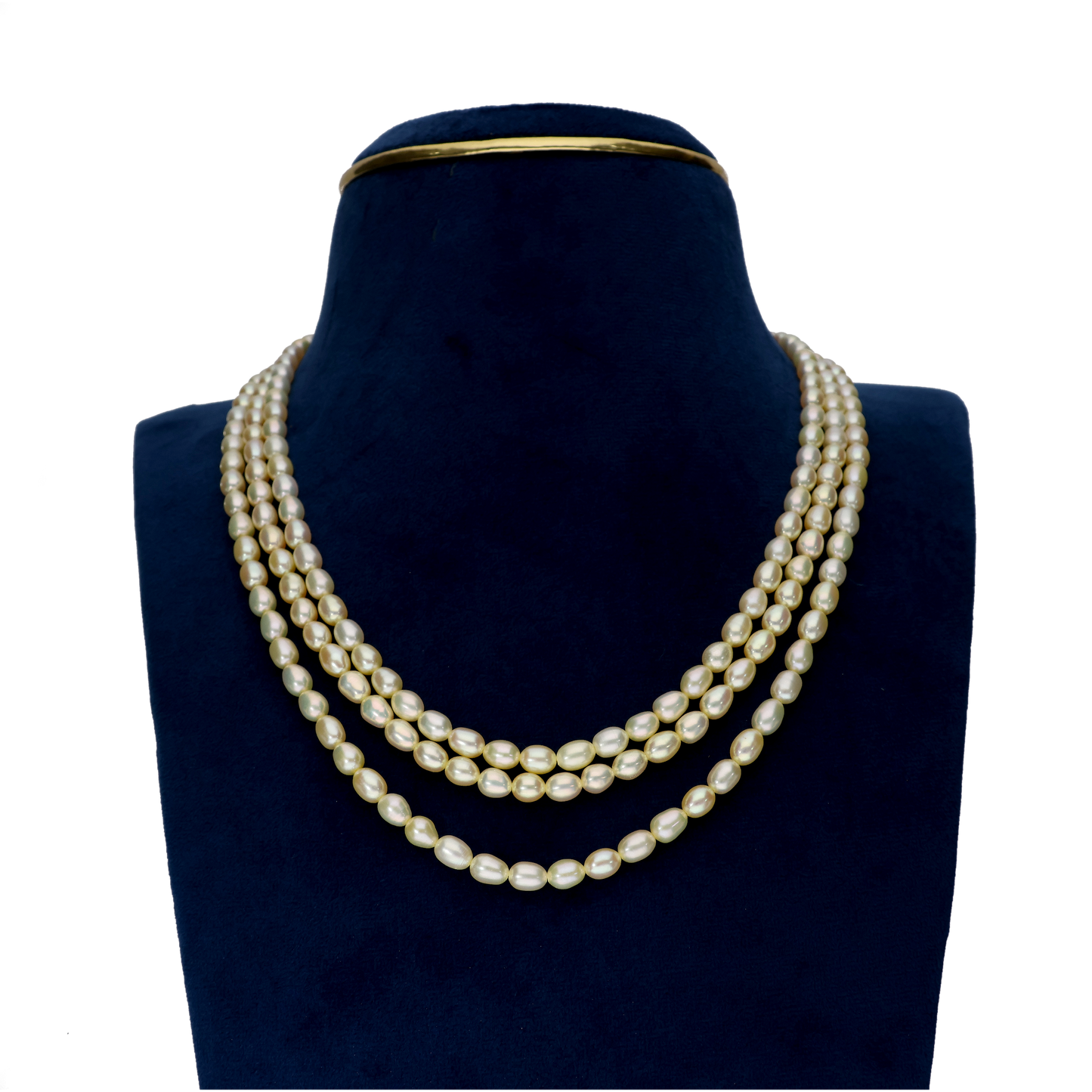 Simple Creme Pearl Necklace
