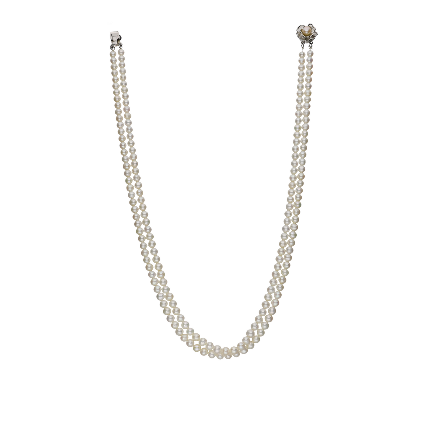 Delightful White Pearl Necklace