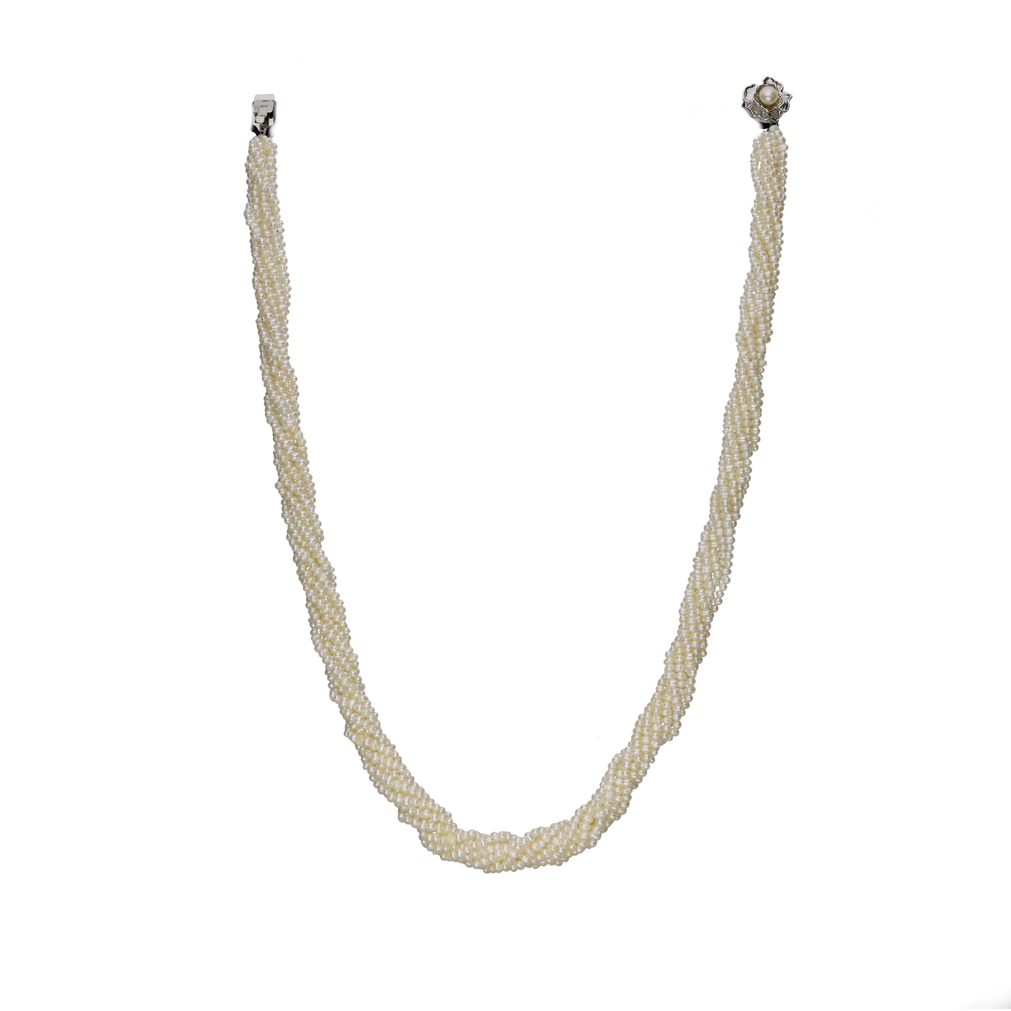 Elegance White Pearl Necklace