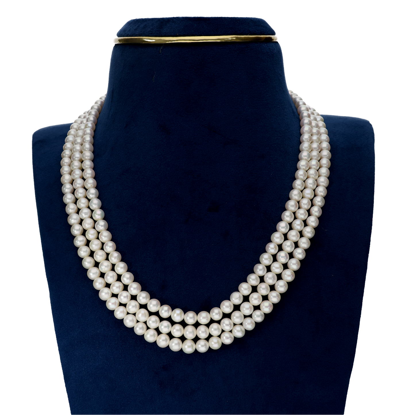 White Round Pearl Necklace