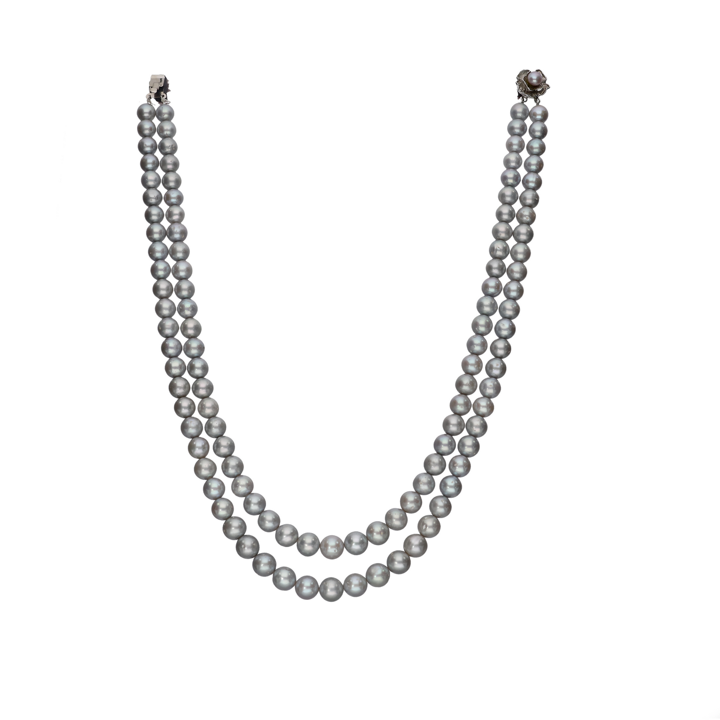 Charming Gray Pearl Necklace