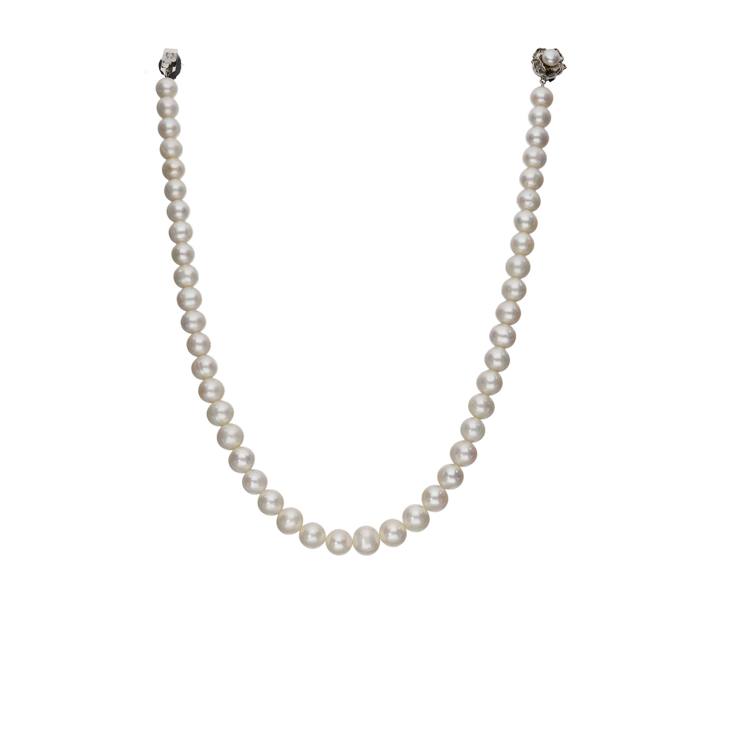 White Pearl Necklace For Women