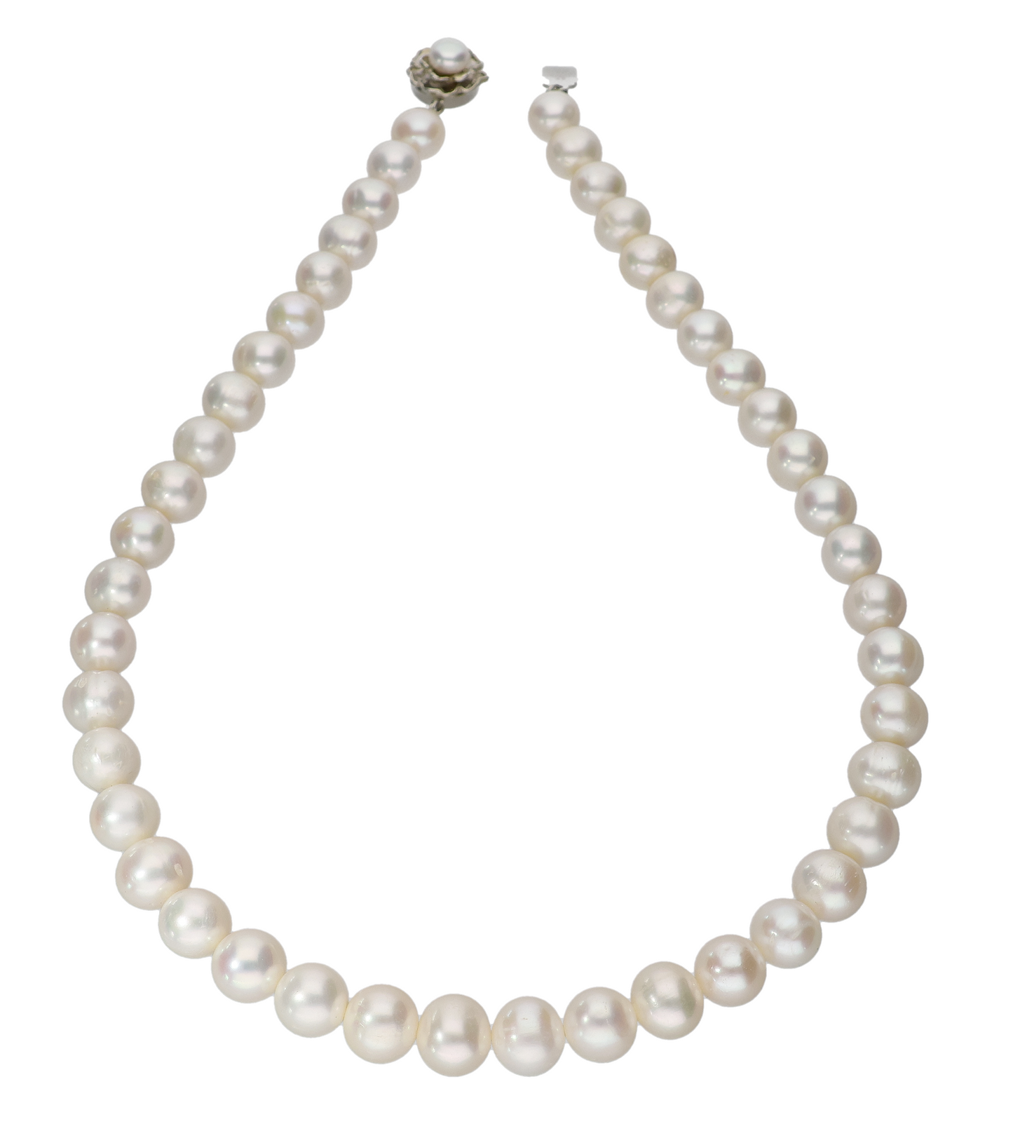 White Pearl Necklace For Women