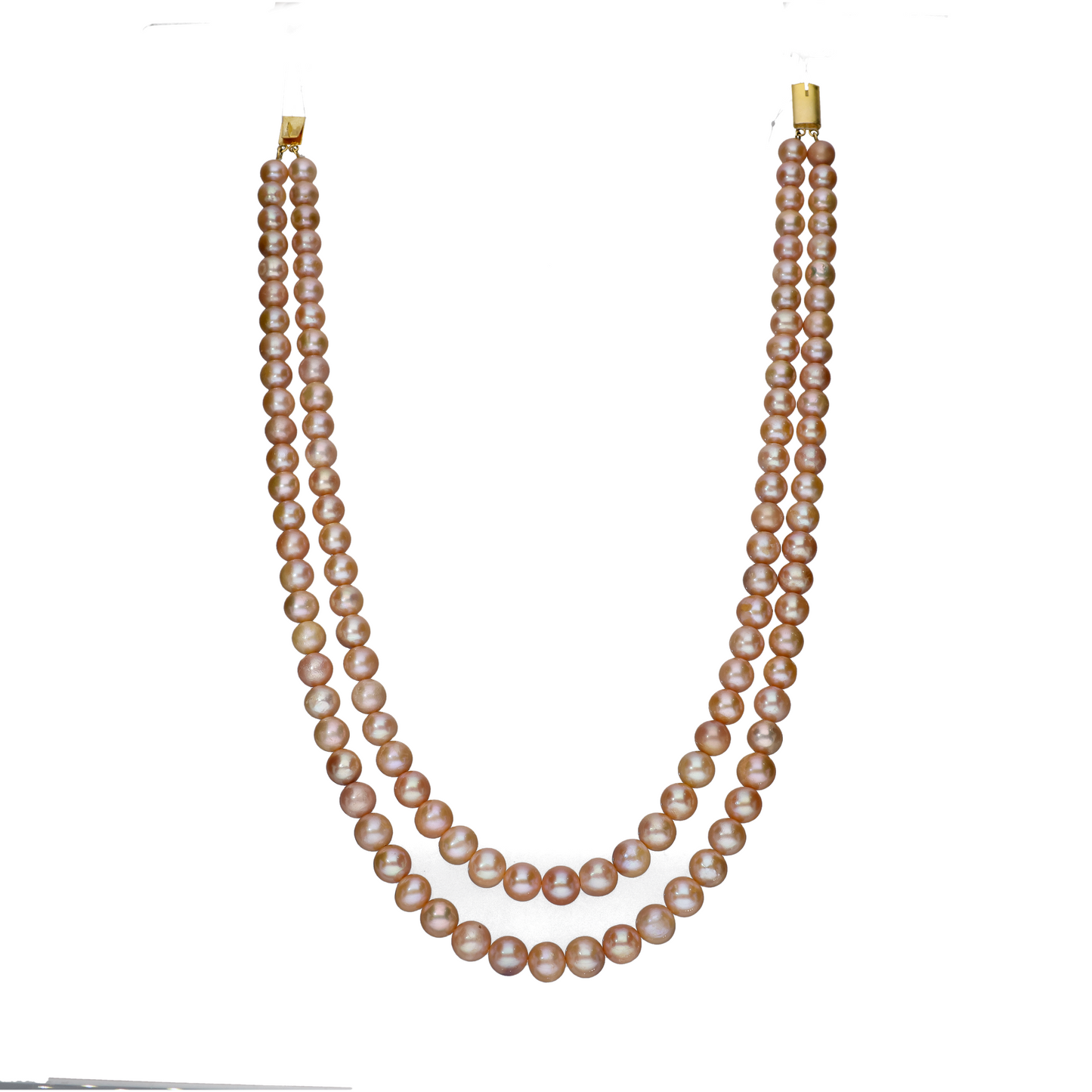 Peach Fresh Water Pearl Necklace