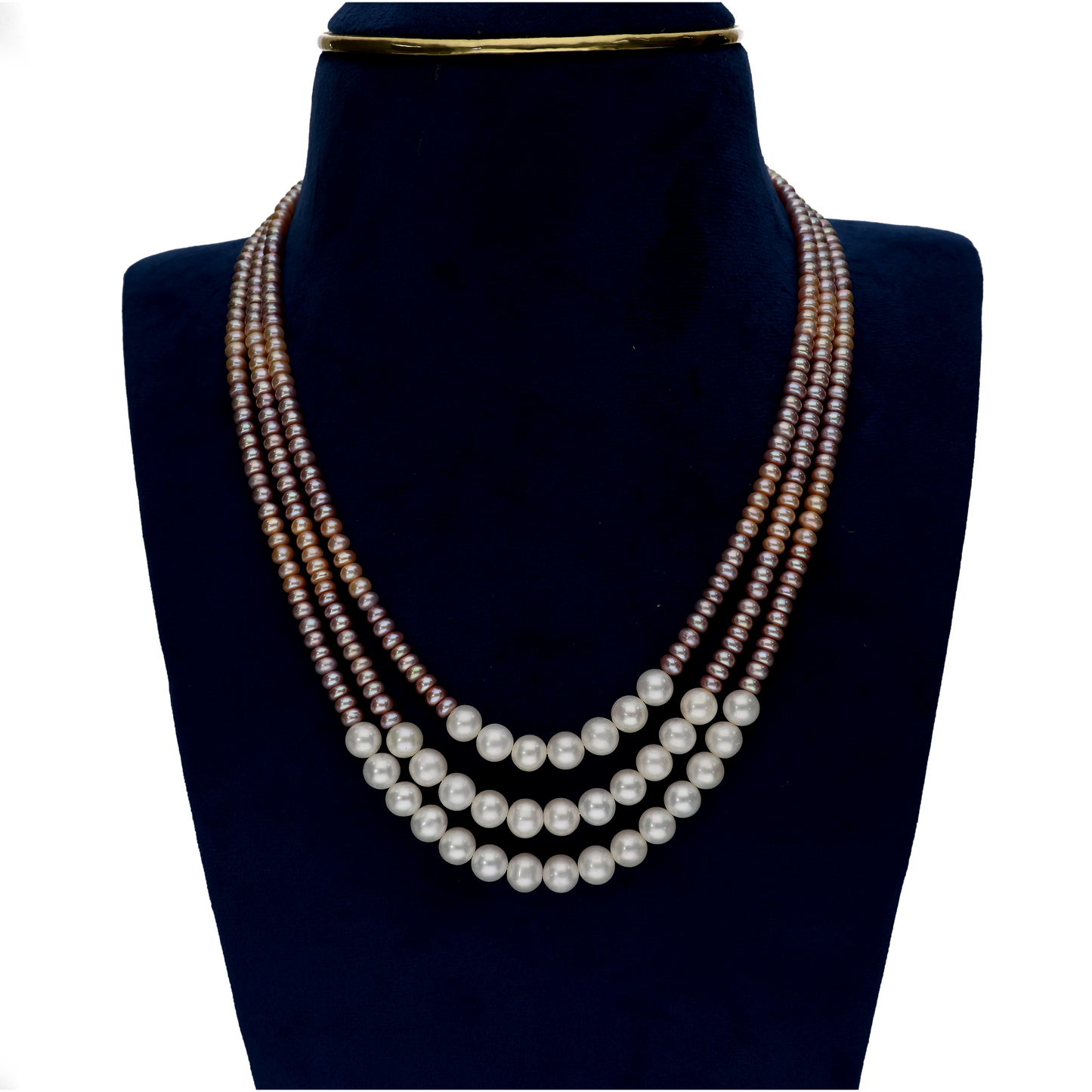 Multi Combinations Of Pearl Necklace