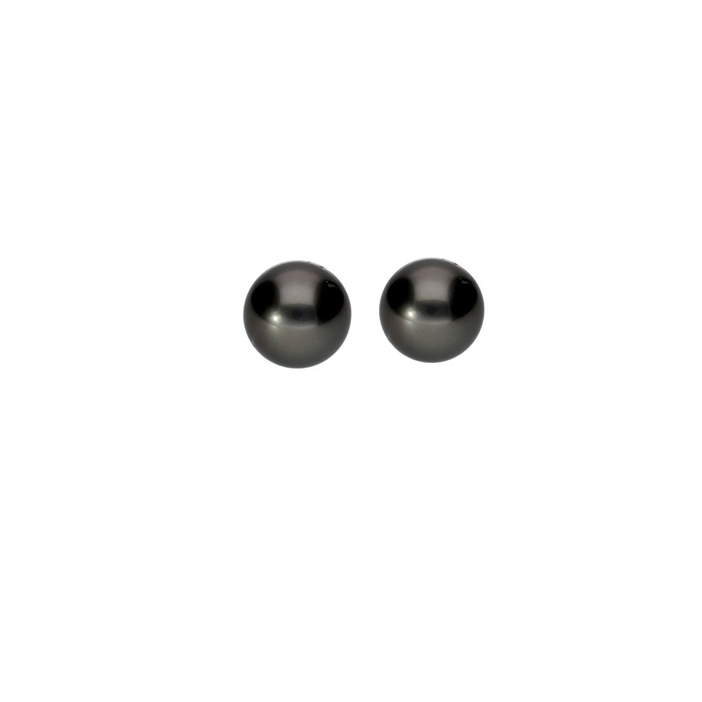 Graceful Black South-Sea Studs