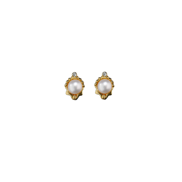 White Pearl Studs