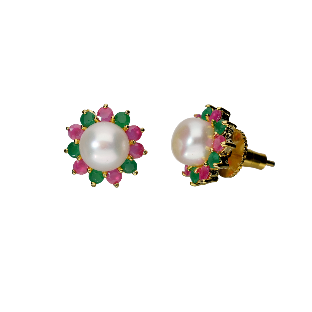 Royal White Pearl Earrings