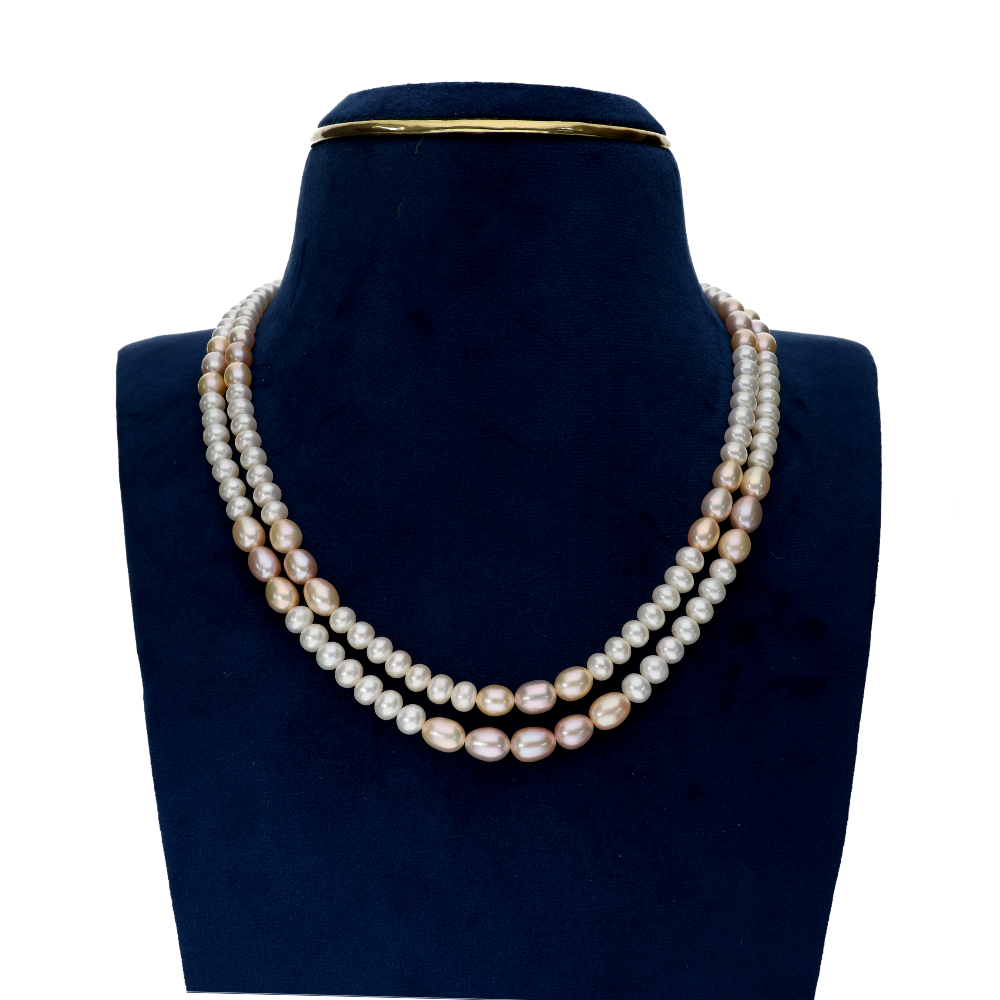 Mixed Coloured Pearl Necklace