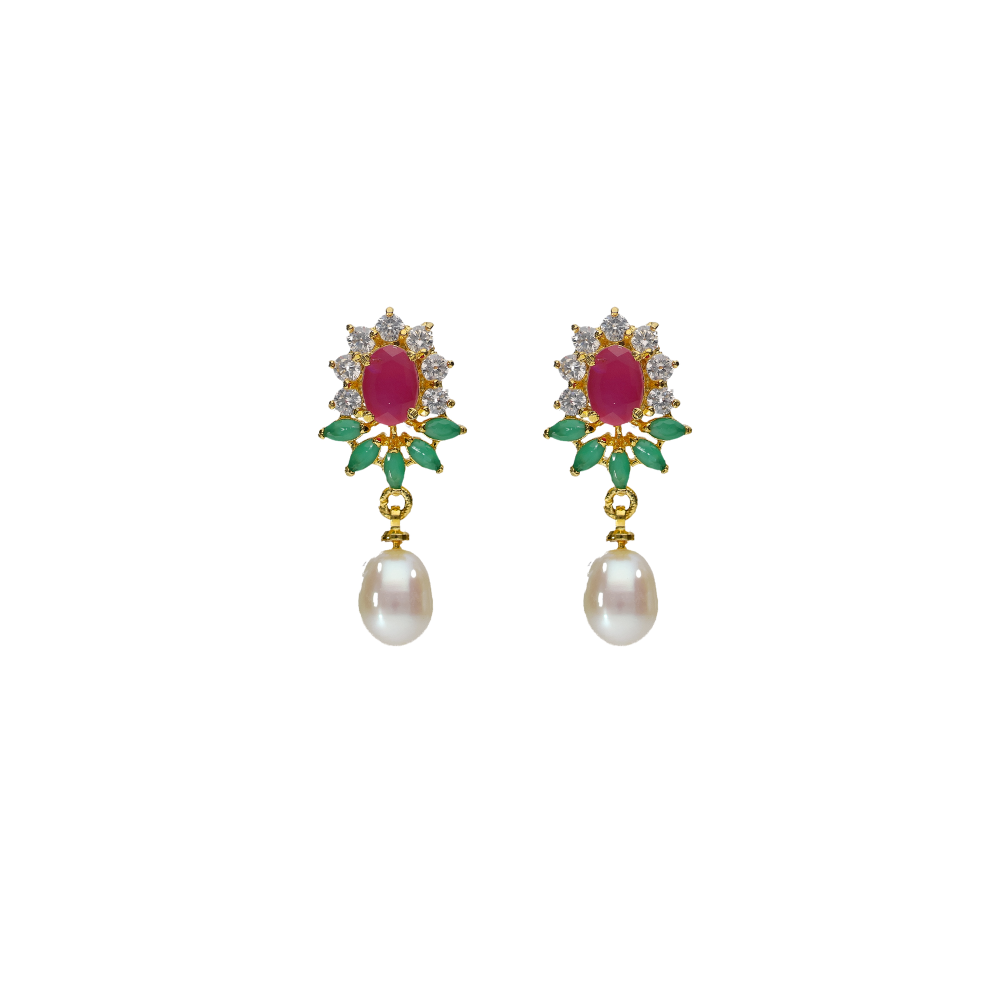 Beautiful White Pearl Earring