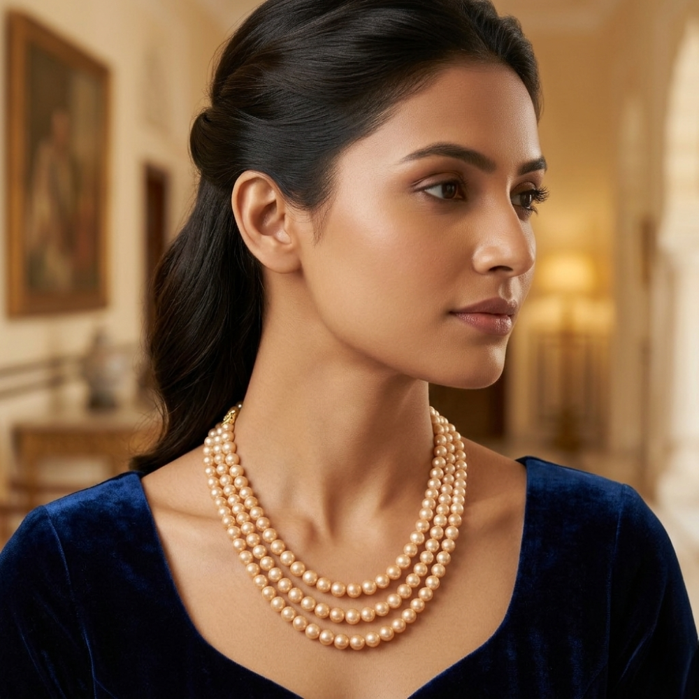 Hyderabadi Pearl Necklace