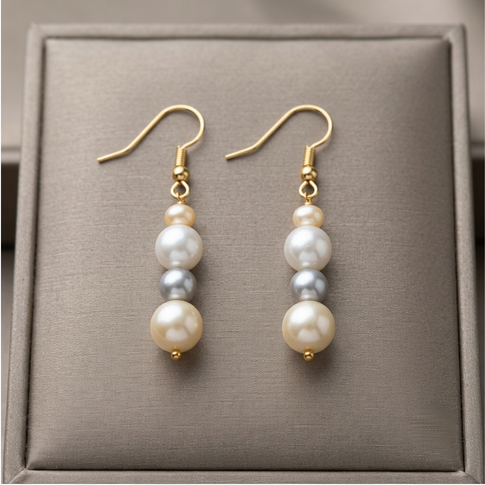 Mixed Colour Pearl Hangings