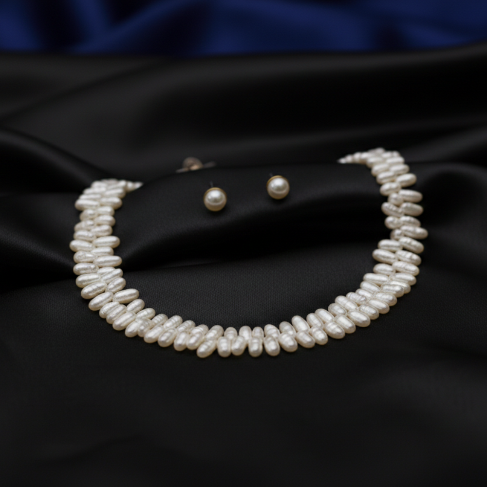 Freshwater Rice Pearl Set