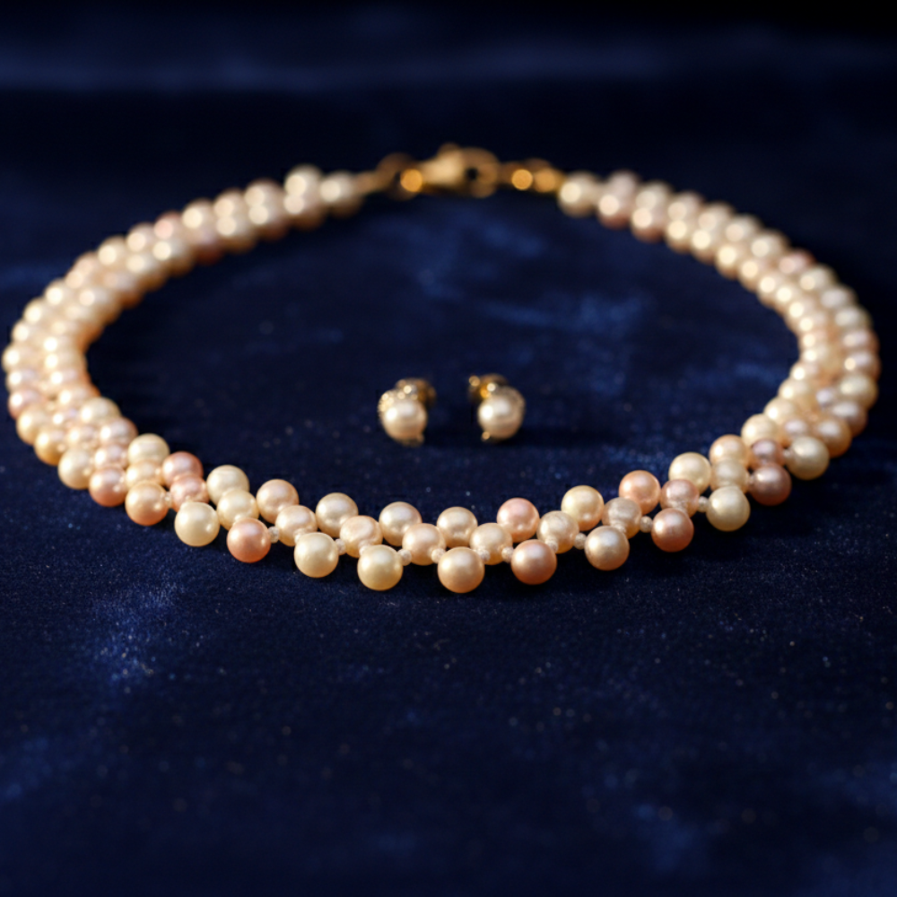The Royal Empress Woven Pearl Collection Set