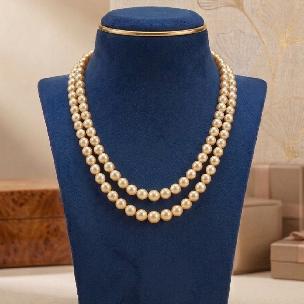 Cream Colour Pearl Necklace