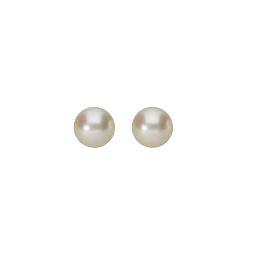 Luxury Crème South-Sea Studs
