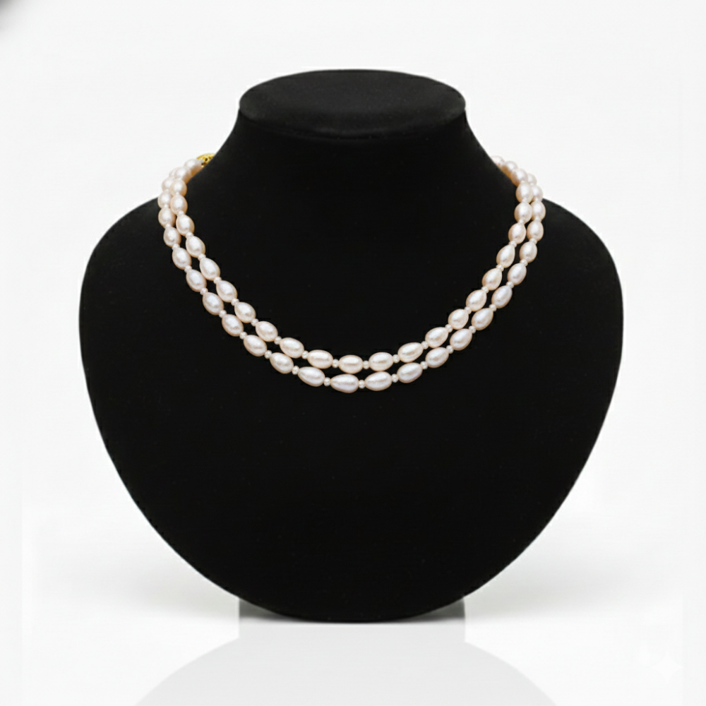 The Blush-Pink Freshwater Pearl Necklace
