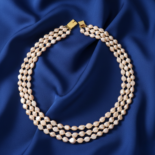 Baroque Shape Pearl Necklace