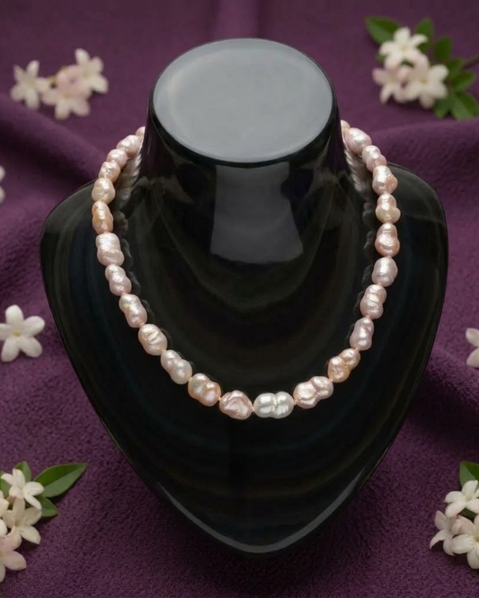 Baroque Shape Pearl Necklace