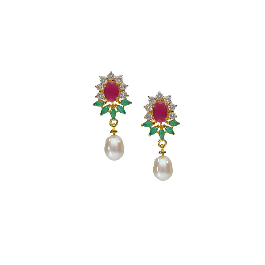 Beautiful White Pearl Earring