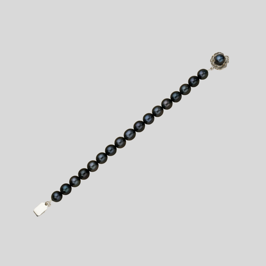 Shadow Black Colour Fresh Water Bracelet