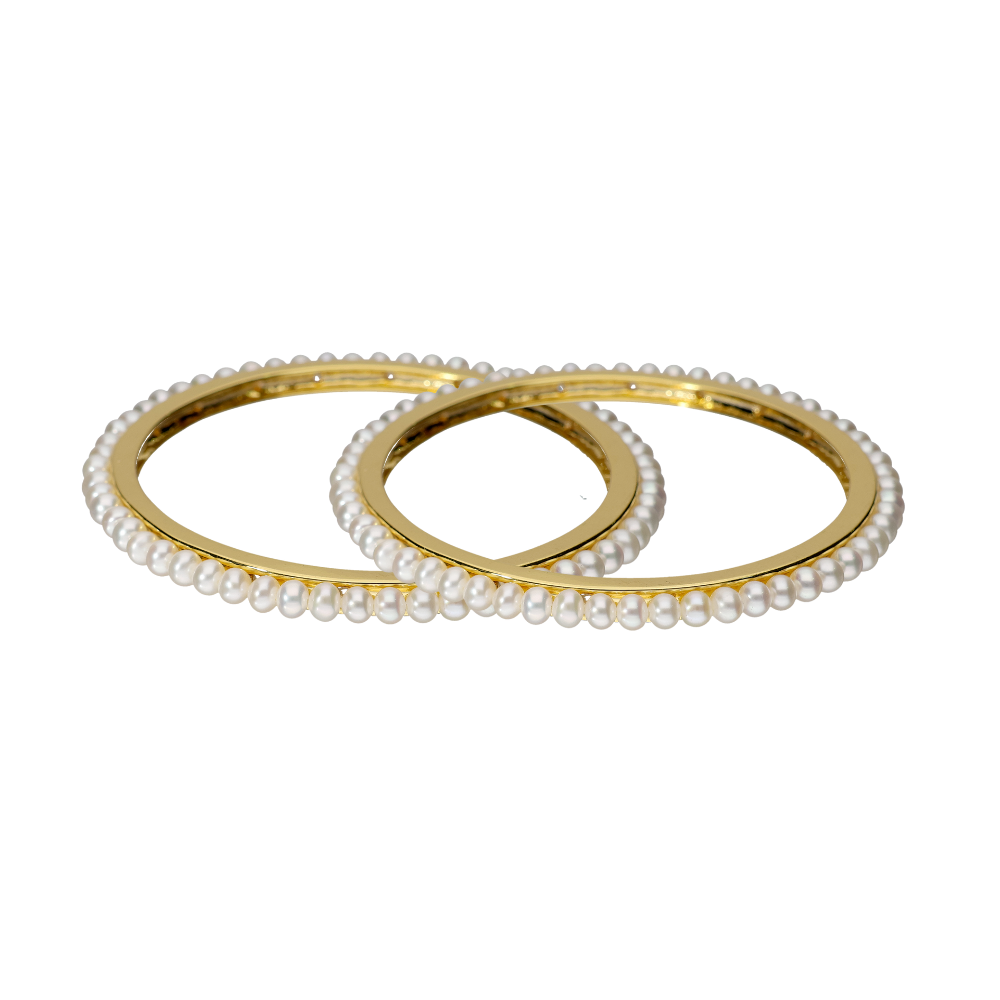 Classic White Pearl Bangle