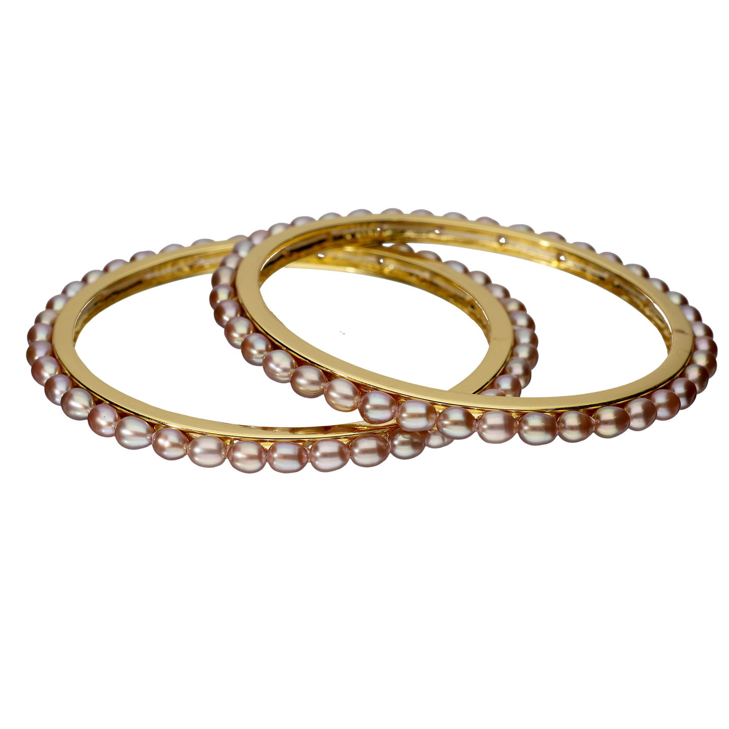 Peach Pearl Bangle