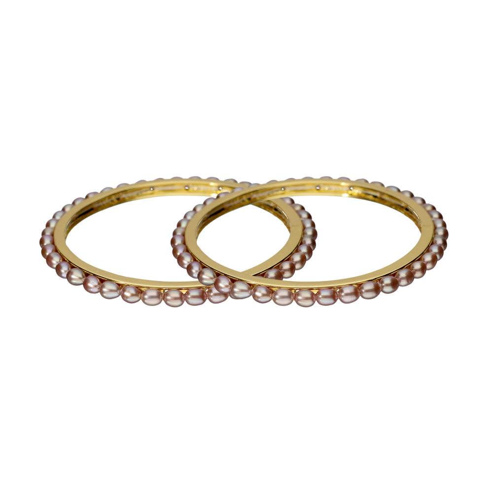 Peach Pearl Bangle