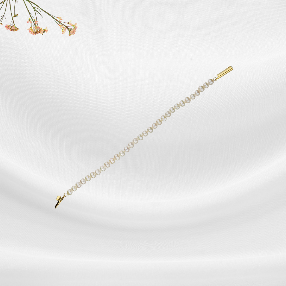 Natural Off-White Pearl Bracelet