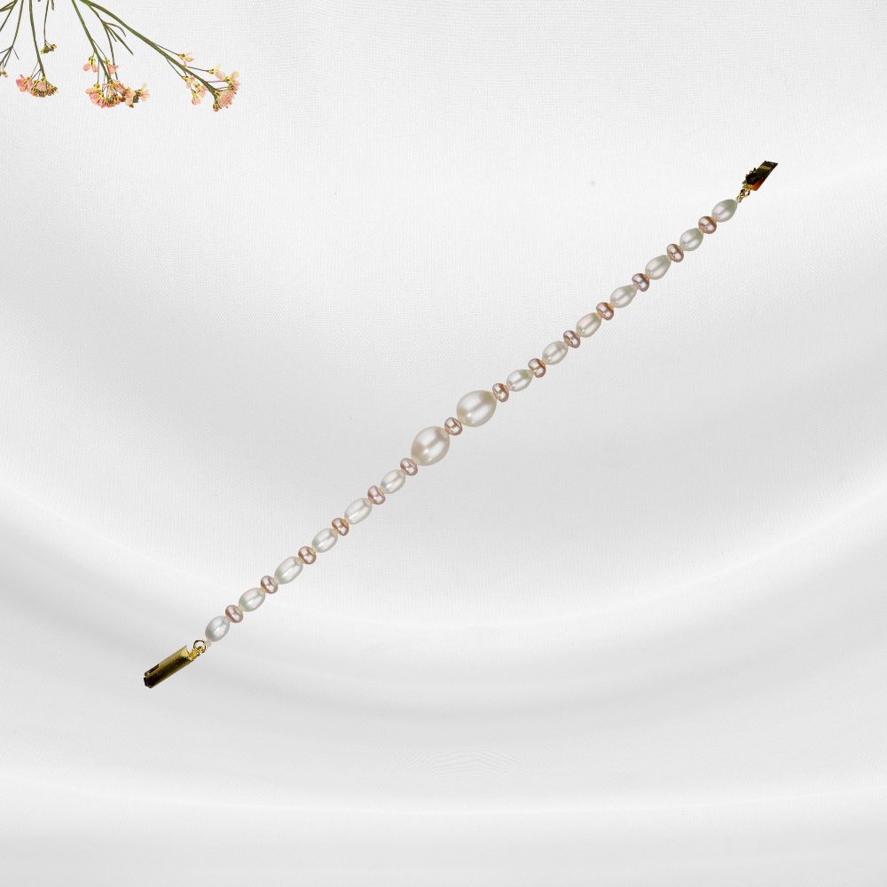 Multi-Coloured Pearl Bracelet