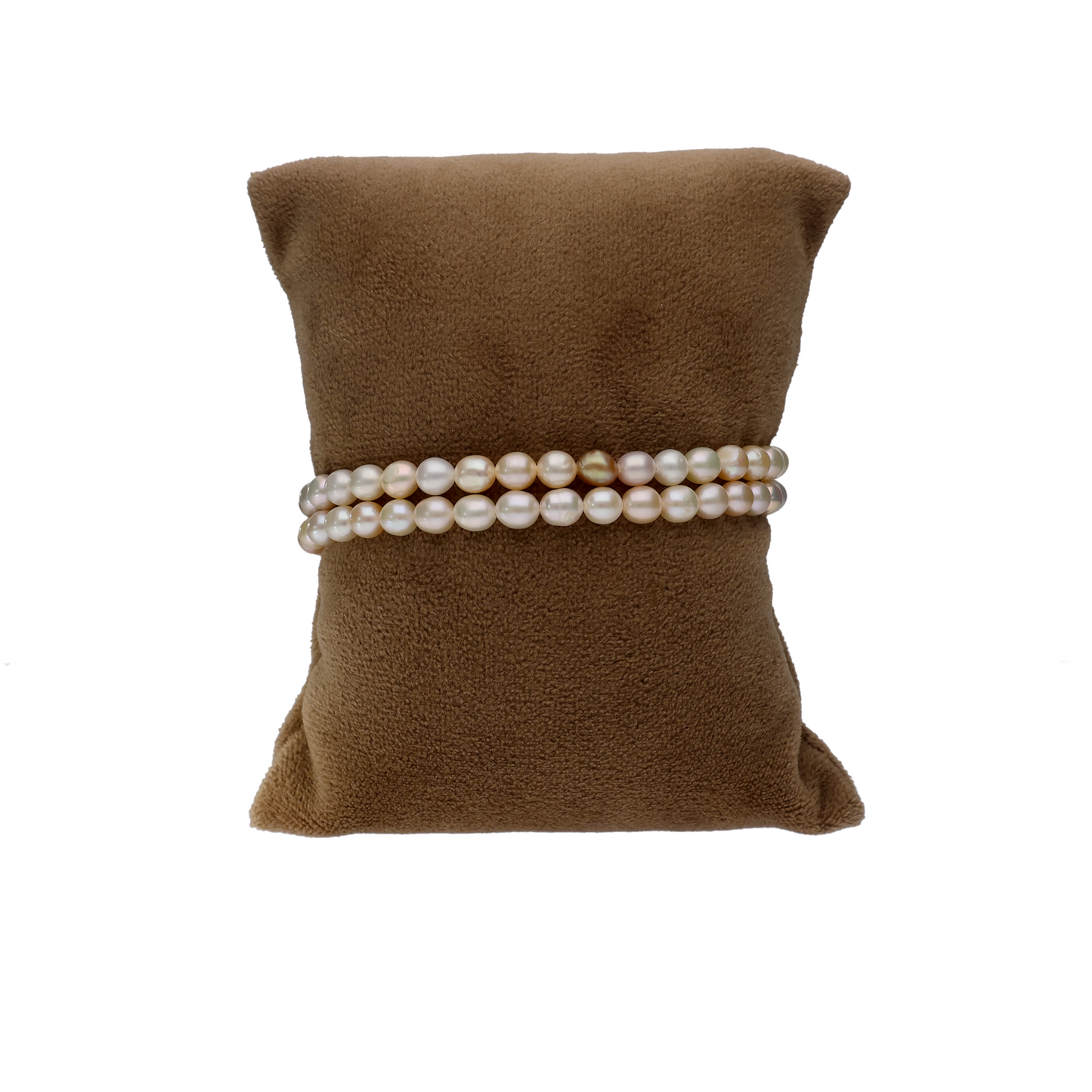 Modern Peach Pearl Bracelet