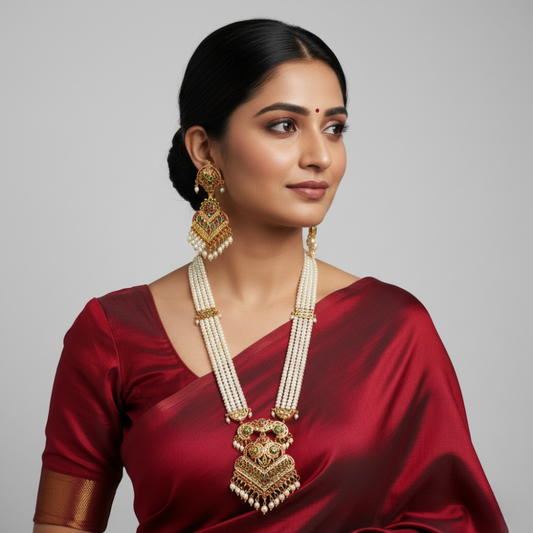 Gorgeous Pearl Rani Haar Sets