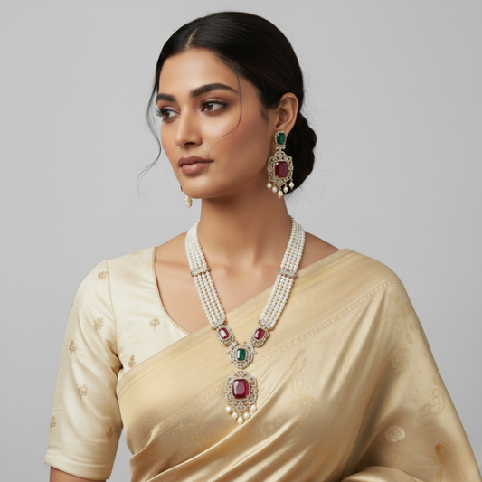 Hyderabadi Online Pearl Rani Haar Sets