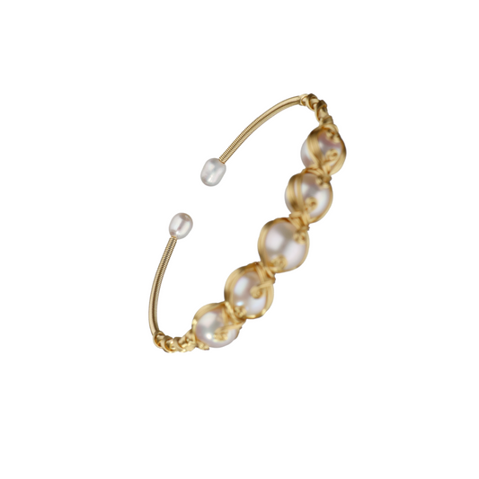 White Coloured Trendy Fancy Bracelet