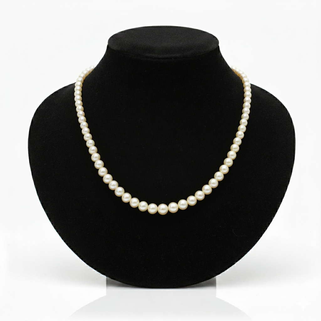 A Timeless Cream Pearl Necklace